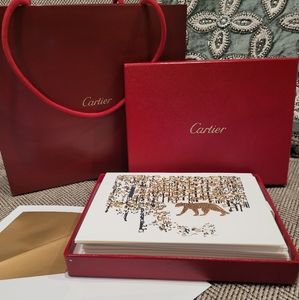 100% Authentic Cartier Stationery Cards w/ bag
